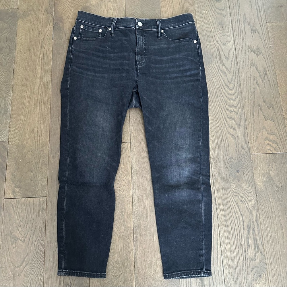 J. Crew Dark Gray 9” Toothpick Jeans Size 31P